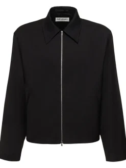 Giacca boxy fit in lana