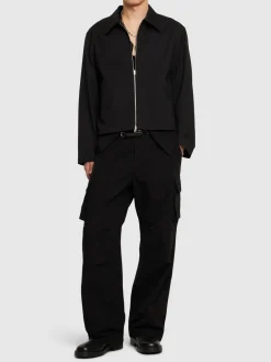 Giacca boxy fit in lana