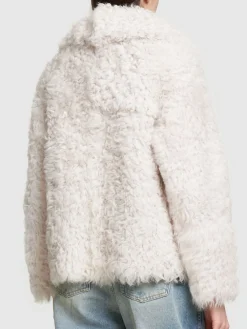 Giacca corta in shearling