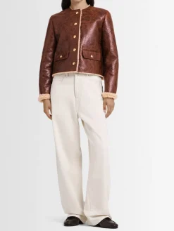 Giacca corta Zanie in shearling