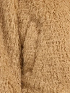 Giacca cropped in peluche
