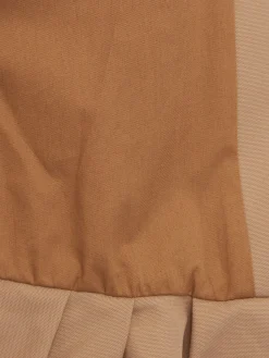 Giacca cropped in tela di cotone