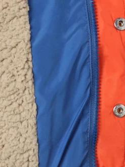 Giacca imbottita color block