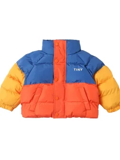 Giacca imbottita color block