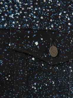 Giacca in denim con decorazioni