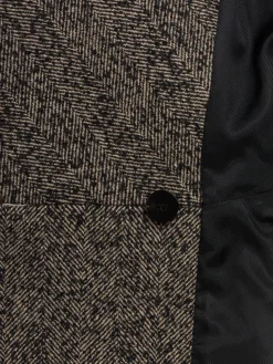 Giacca in lana chevron