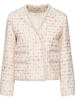 Giacca in lurex bouclé