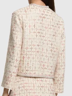 Giacca in lurex bouclé