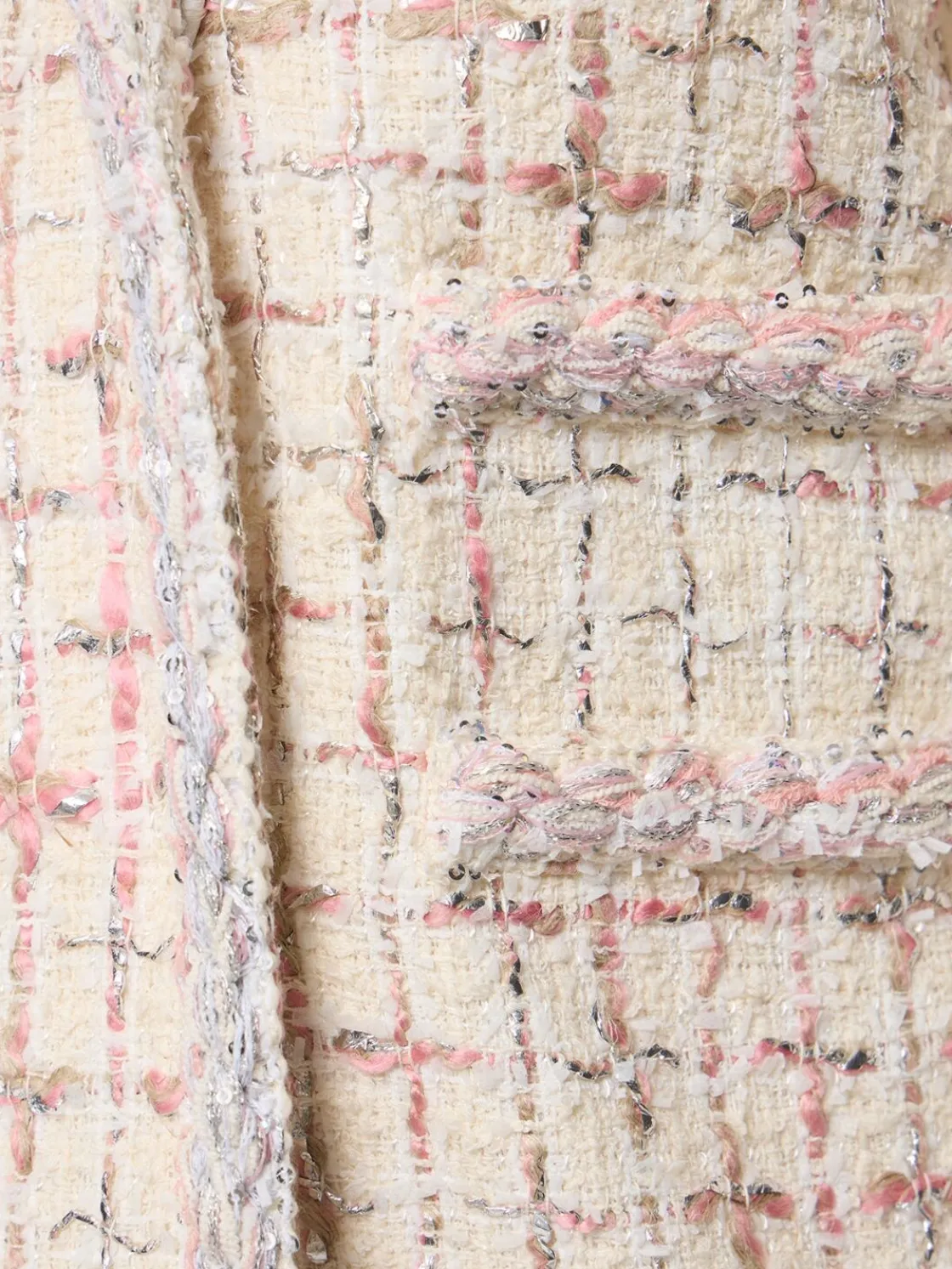 Giacca in lurex bouclé