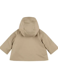 Giacca in misto cotone con cappuccio