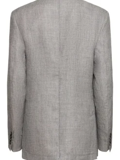 Giacca in misto lana / scollo a V