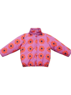 Giacca in nylon riciclato stampato