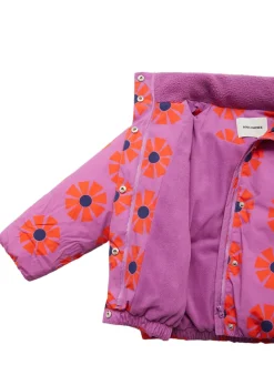 Giacca in nylon riciclato stampato