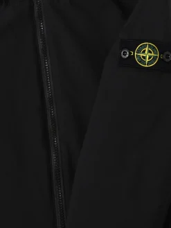 Giacca in softshell di poly con cappuccio