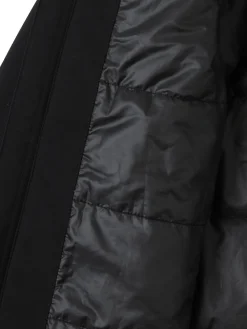 Giacca in softshell di poly con cappuccio