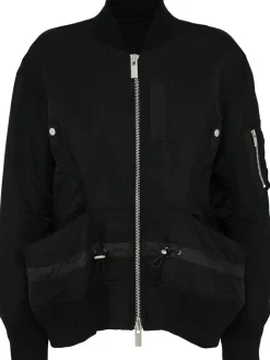 Giacca in twill di nylon