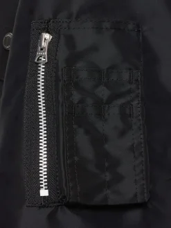 Giacca in twill di nylon