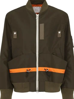 Giacca in twill di nylon