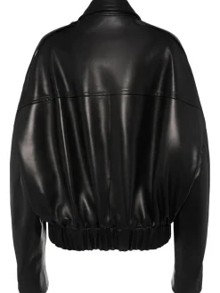 Giacca Owey in pelle con zip