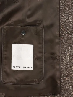Giacca Paint in misto lana con cintura