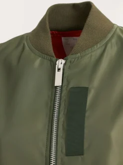 Giacca senza maniche in nylon con zip