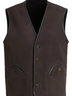 Gilet Gliss in shearling