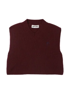 Gilet in maglia di misto lana