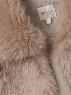 Gilet in materiale peluche