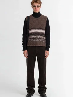 Gilet in misto mohair