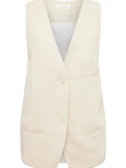Gilet Melrose in misto lino