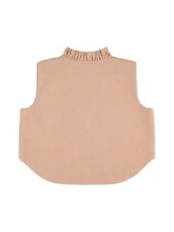 Gilet Poppy in lino ricamato