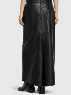 Gonna maxi Veda Tazz in pelle