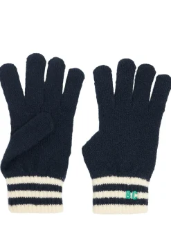 Guanti in maglia con ricamo