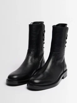 Heiko back lace-up ankle boots