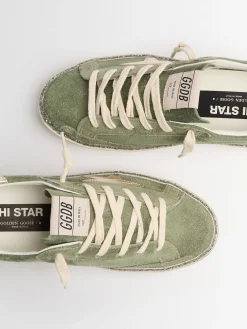 Hi Star waxed suede sneakers