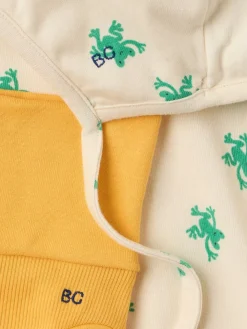 Hopping Frog printed cotton blend set