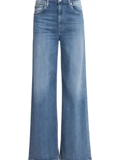 Jeans ampi vita media Lyra