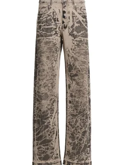 Jeans baggy vita media Geth in denim