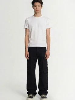 Jeans cargo in cotone