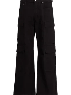 Jeans cargo in cotone