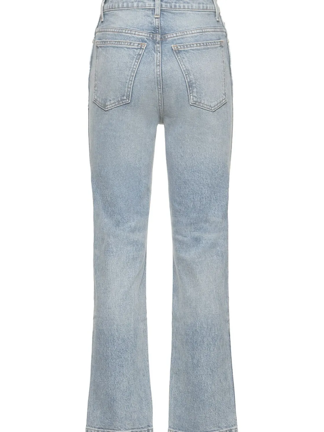 Jeans dritti Abigail in denim di cotone