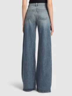 Jeans dritti Dane a vita alta