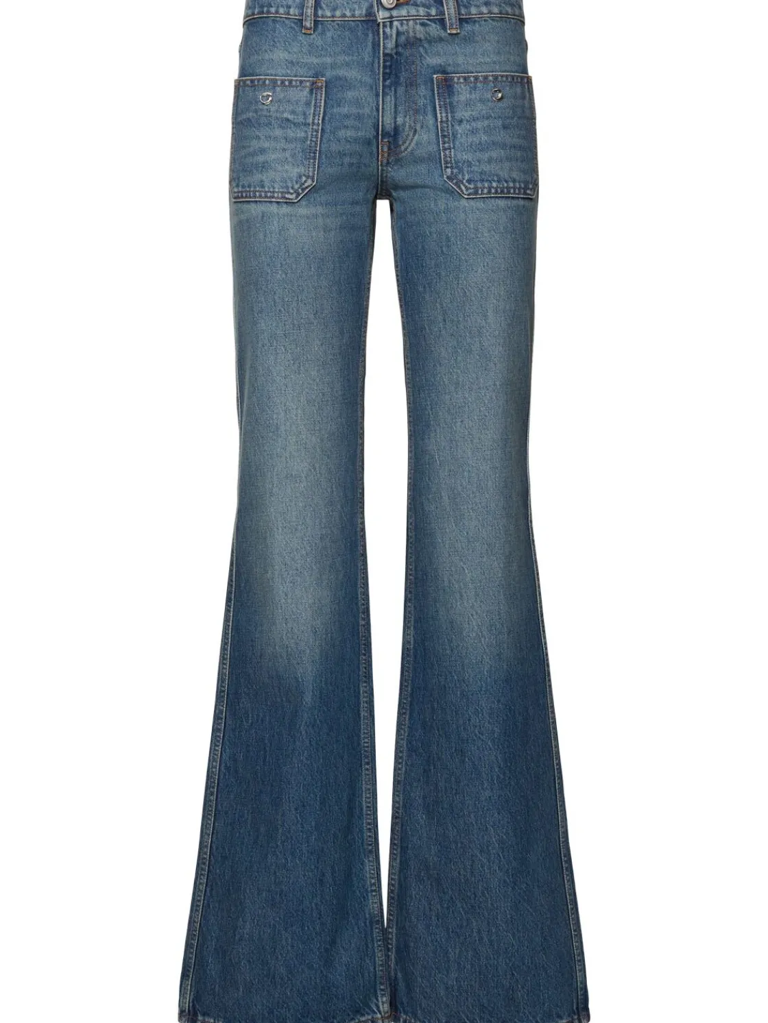 Jeans dritti in denim