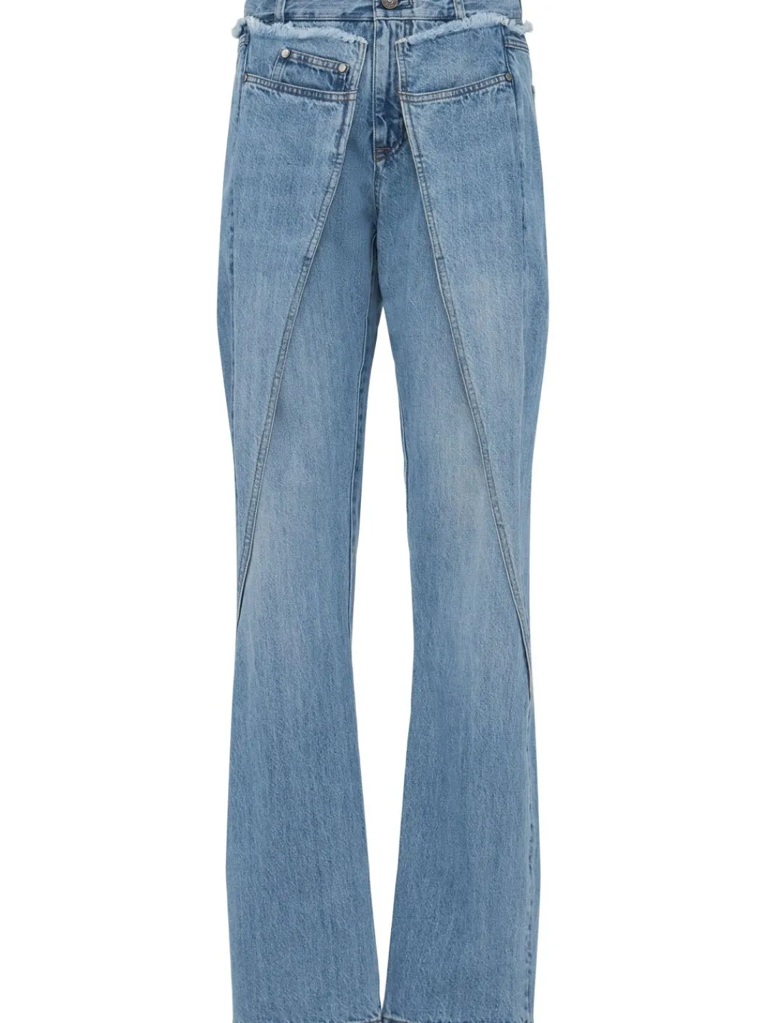 Jeans dritti upcycled