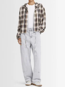 Jeans gamba ampia Brandon in cotone biologico