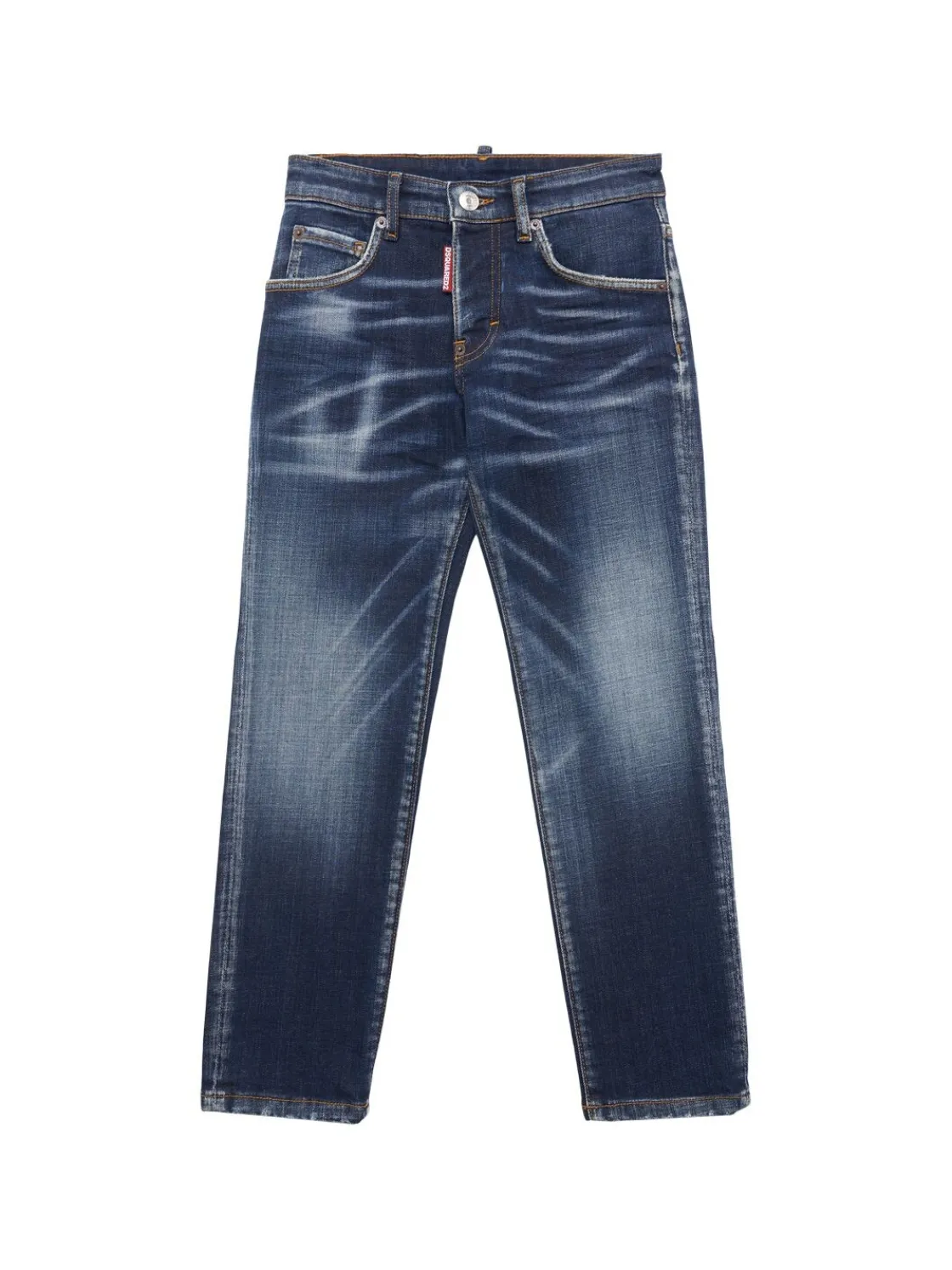 Jeans in denim di cotone stretch