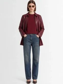 Jeans larghi in denim