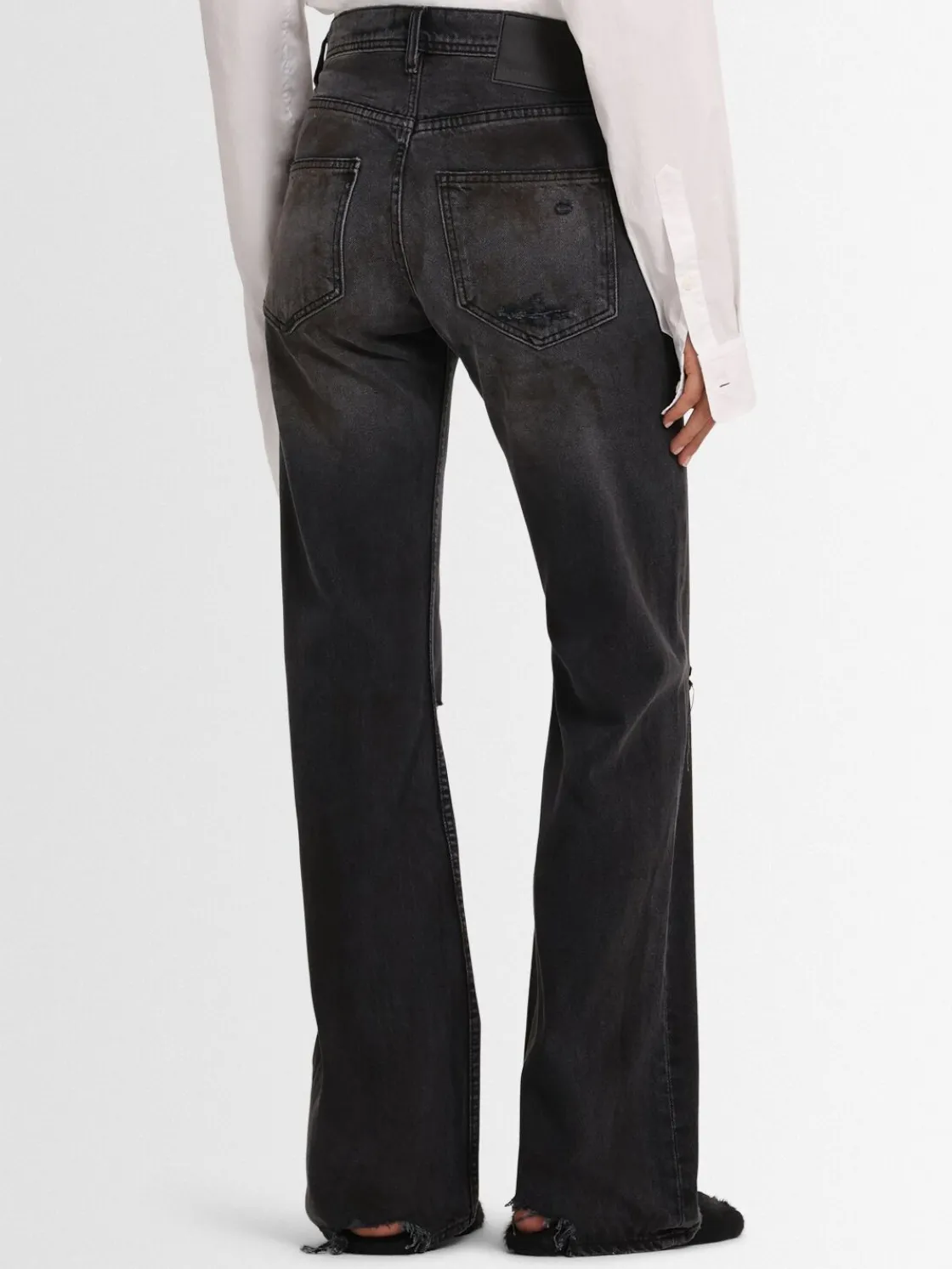 Jeans larghi svasati