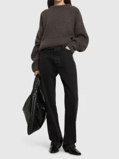 Jeans larghi vita bassa