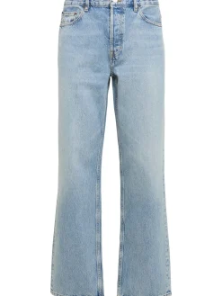 Jeans relaxed fit in denim di cotone